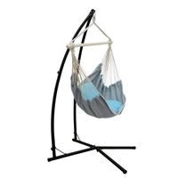 Hängestuhlgestell mit Hängesessel 215cm Metallgestell bis 120kg mit 2 Kissen Hängestuhlgestell mit Hängesessel 215cm Metallgestell bis 120kg mit 2 Kissen