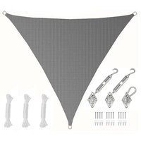 3x3x3 UV Sonnensegel Dreieckig Atmungsaktiv - Sonnenschutz Segel mit Befestigung 3x3x3 UV Sonnensegel Dreieckig Atmungsaktiv - Sonnenschutz Segel mit Befestigung