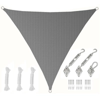 2x2x2 UV Sonnensegel Dreieckig Atmungsaktiv - Sonnenschutz Segel mit Befestigung 2x2x2 UV Sonnensegel Dreieckig Atmungsaktiv - Sonnenschutz Segel mit Befestigung