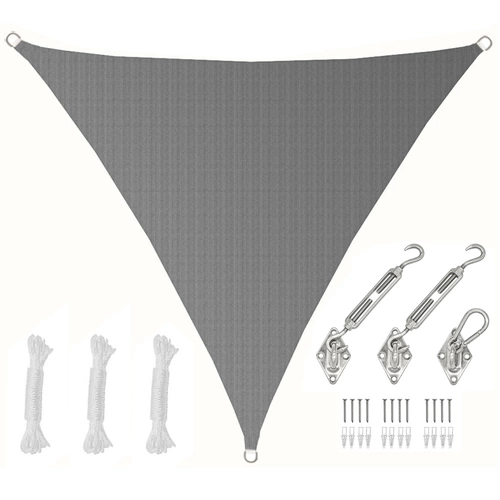 2x2x2 UV Sonnensegel Dreieckig Atmungsaktiv - Sonnenschutz Segel mit Befestigung 2x2x2 UV Sonnensegel Dreieckig Atmungsaktiv - Sonnenschutz Segel mit Befestigung