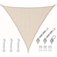 3x3x3 UV Sonnensegel Dreieckig Atmungsaktiv - Sonnenschutz Segel mit Befestigung 3x3x3 UV Sonnensegel Dreieckig Atmungsaktiv - Sonnenschutz Segel mit Befestigung
