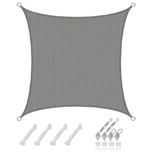 2x2 UV Sonnensegel Viereckig Atmungsaktiv - Sonnenschutz Segel mit Befestigung 2x2 UV Sonnensegel Viereckig Atmungsaktiv - Sonnenschutz Segel mit Befestigung