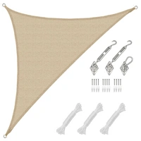 4,2x4,2x6 Sonnensegel Dreieckig Atmungsaktiv - Dreieck Segel mit Befestigung 4,2x4,2x6 Sonnensegel Dreieckig Atmungsaktiv - Dreieck Segel mit Befestigung