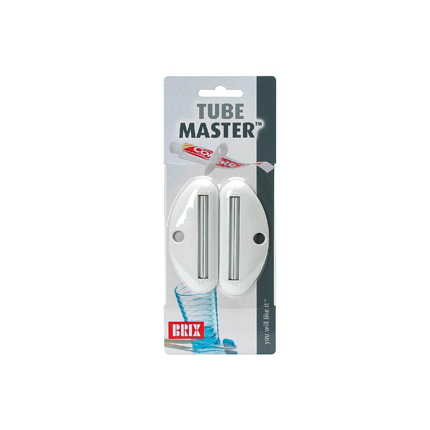BRIX B-5211-X Tubenaufroller TubeMaster, weiß (2er Pack)