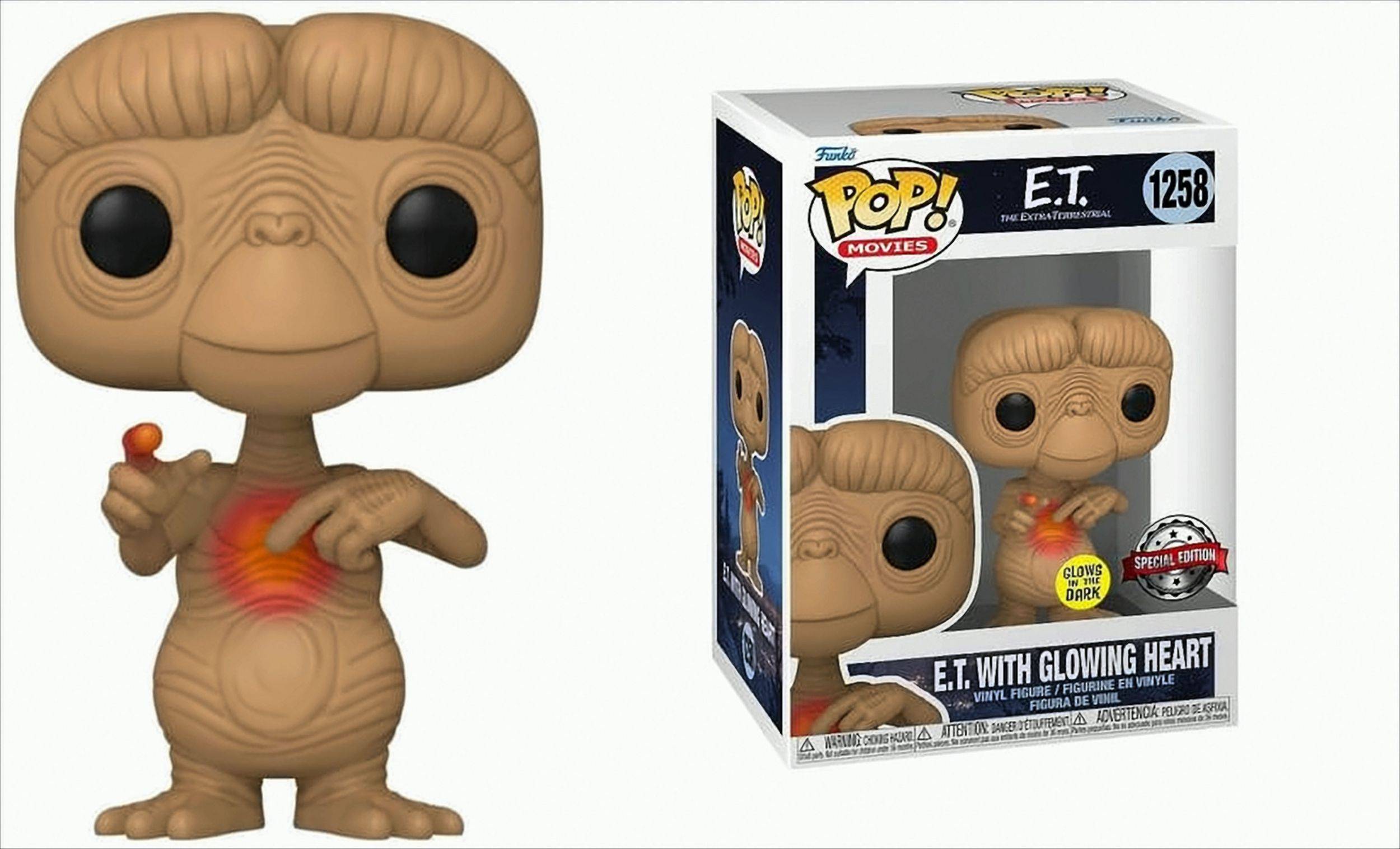 GW85cd POP - E.T. 40th Anniv. - E.T. with Glowing Heart Neu & OVP