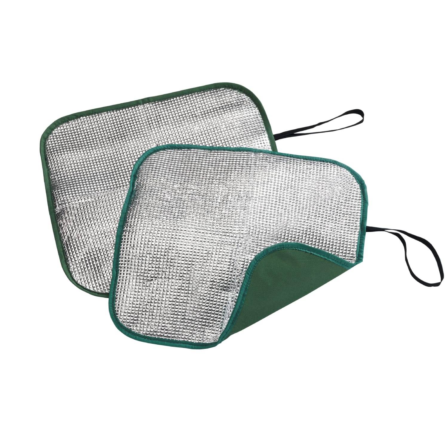 Maximex Thermo-Sitzkissen, 2er-Set, Aluminium-beschichtet, 35 x 35 cm