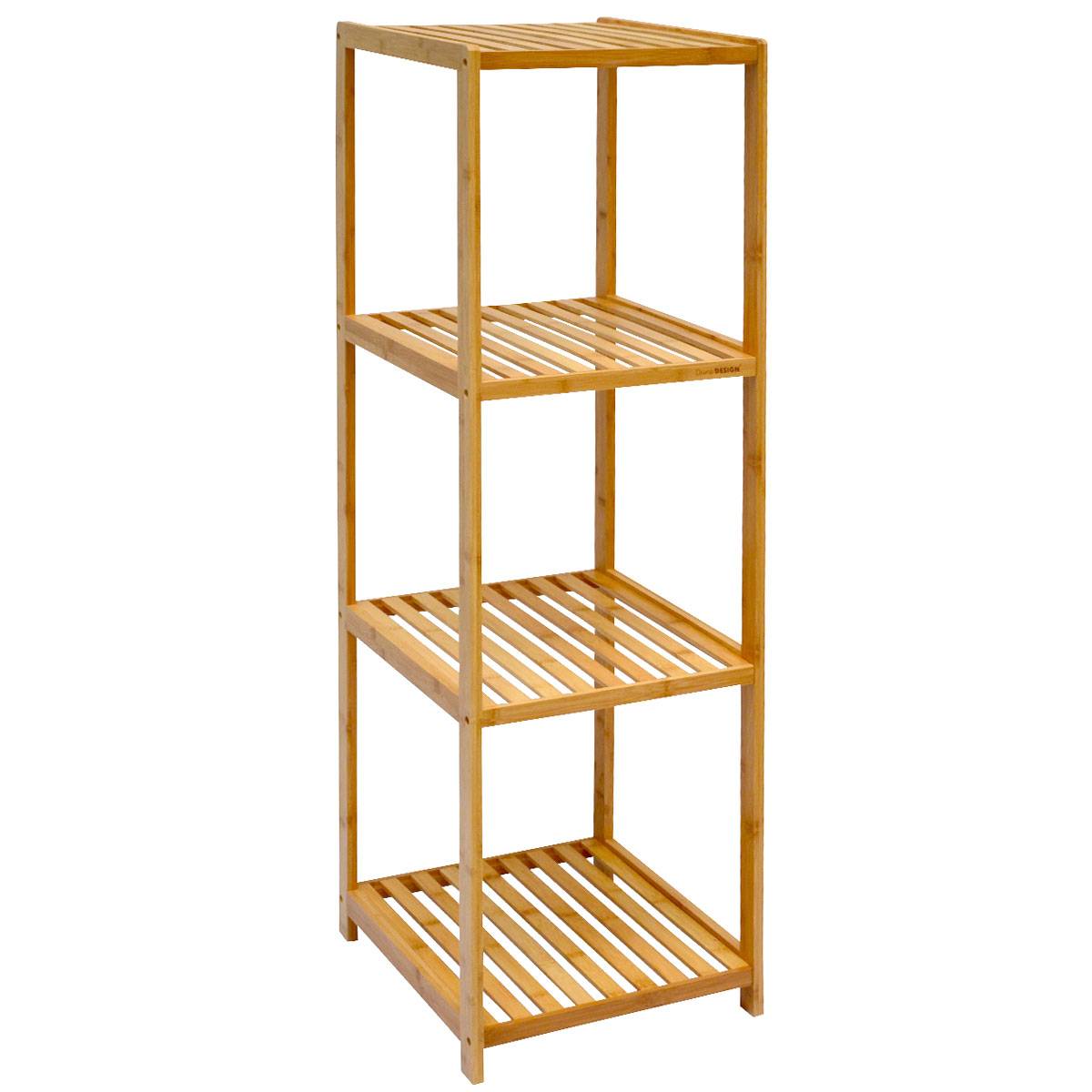 Bambus Holz Regal 4 Ablagen EPR-YU-117