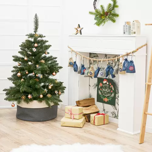 DIY Adventskalender zum Befüllen - 24 Geschenk Säckchen - Komplettes Bastelset DIY Adventskalender zum Befüllen - 24 Geschenk Säckchen - Komplettes Bastelset