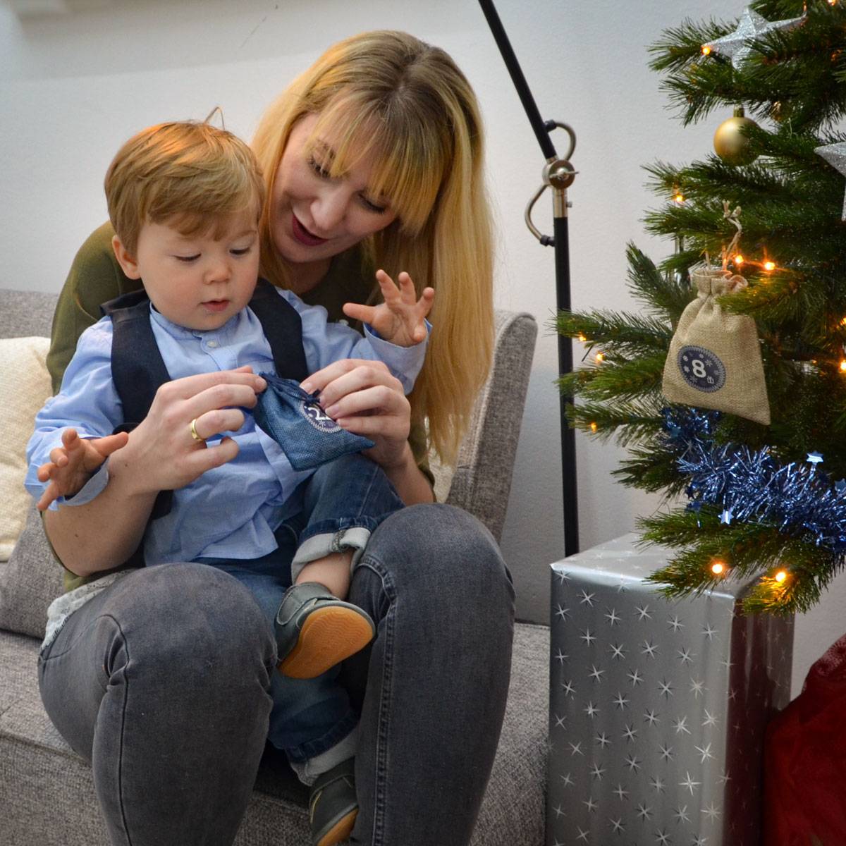 DIY Adventskalender zum Befüllen - 24 Geschenk Säckchen - Komplettes Bastelset