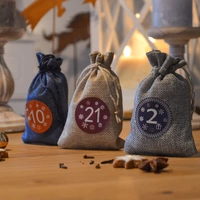 DIY Adventskalender zum Befüllen - 24 Geschenk Säckchen - Komplettes Bastelset DIY Adventskalender zum Befüllen - 24 Geschenk Säckchen - Komplettes Bastelset