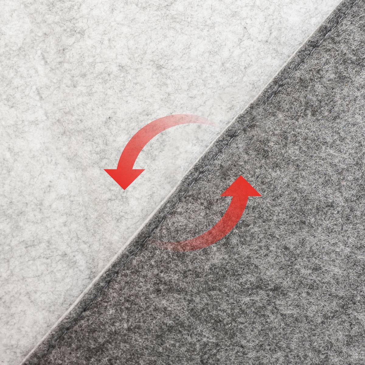 2x FILZ Bierbank Auflage zum Wenden 220x25 x2cm Polster Bierzeltgarnitur Auflage