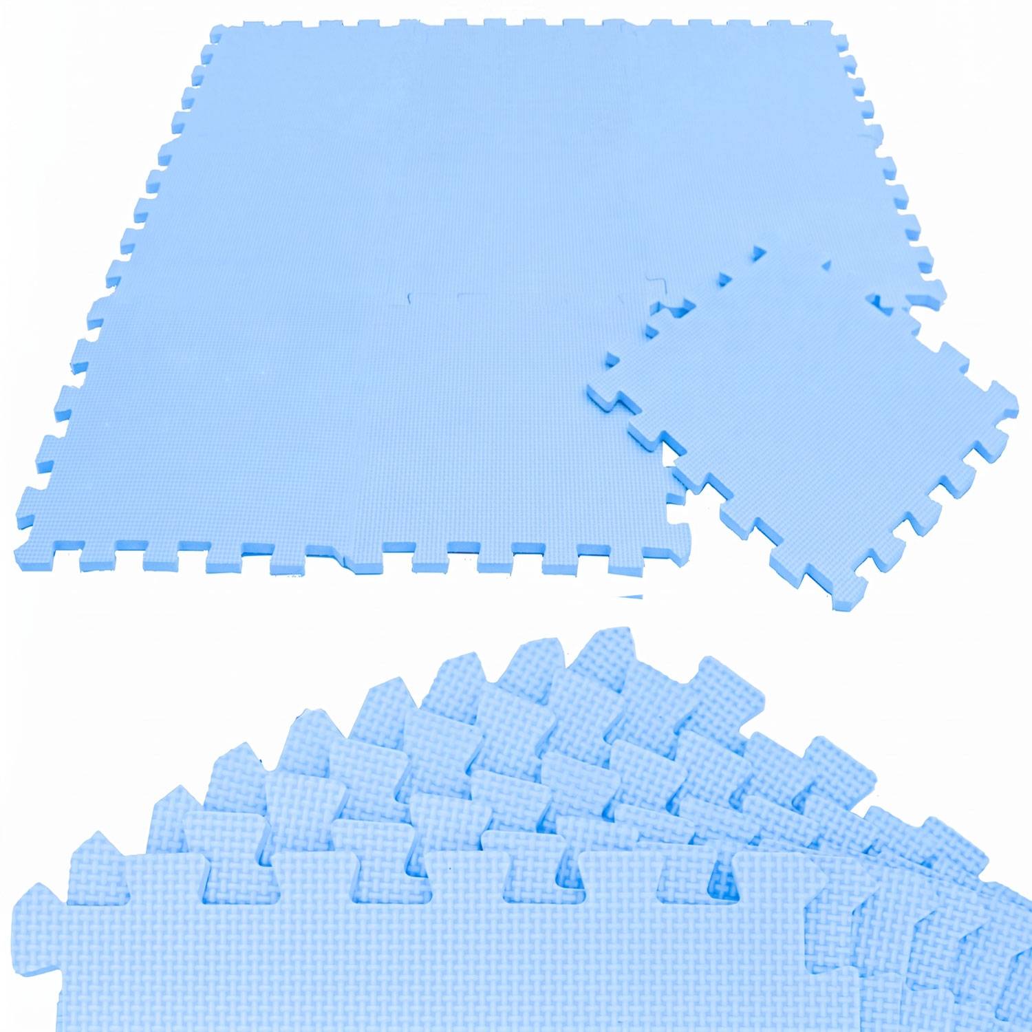 9 Teile Baby Kinder Puzzlematte ab Null - 30x30 Puzzle Spielmatte Krabbelmatte