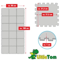 18 Teile Baby Kinder Puzzlematte ab Null - 30x30 Puzzle Spielmatte Krabbelmatte 18 Teile Baby Kinder Puzzlematte ab Null - 30x30 Puzzle Spielmatte Krabbelmatte
