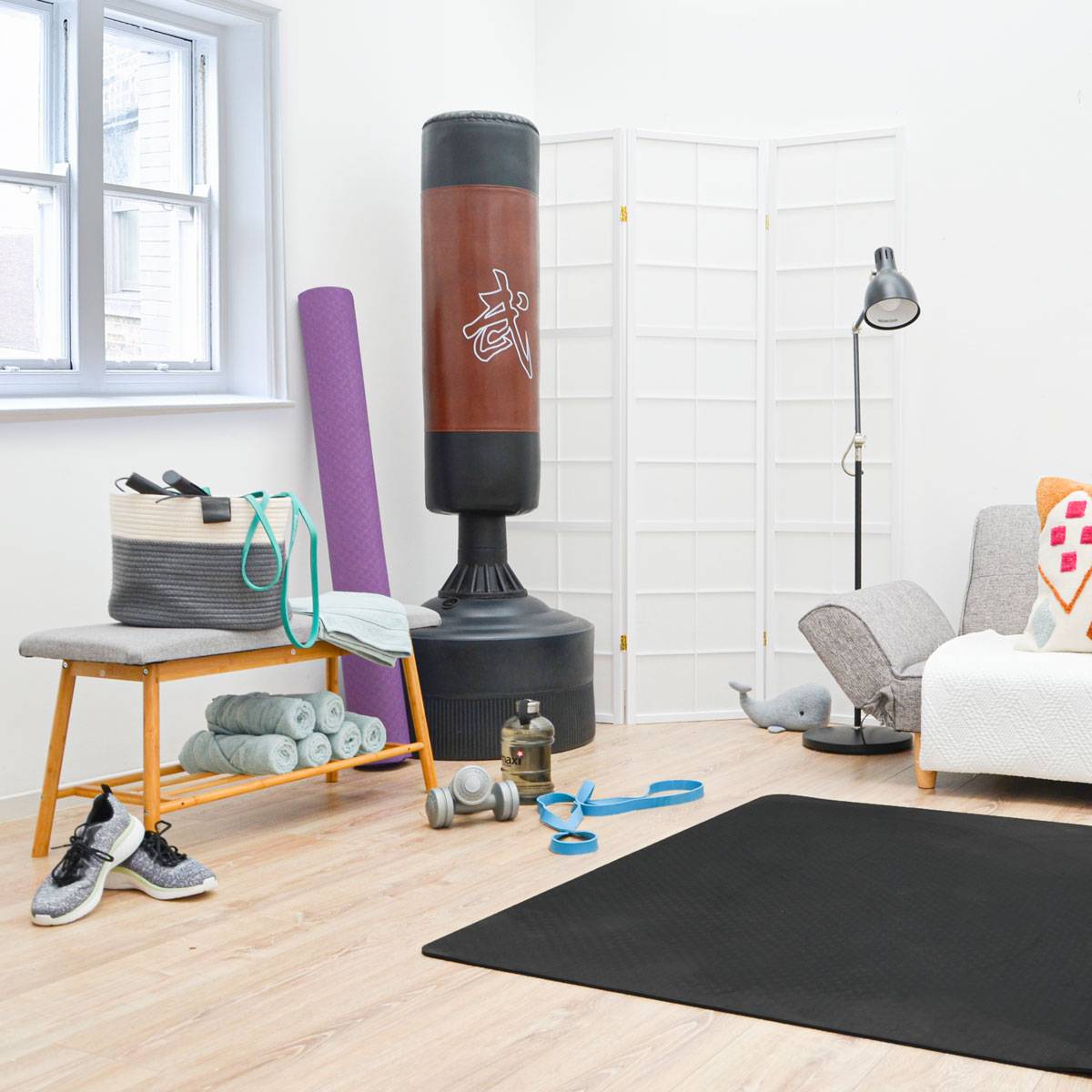 200x116 XXL Fitnessmatte - 6mm Extra Breite Yogamatte - Rutschfeste Sportmatte