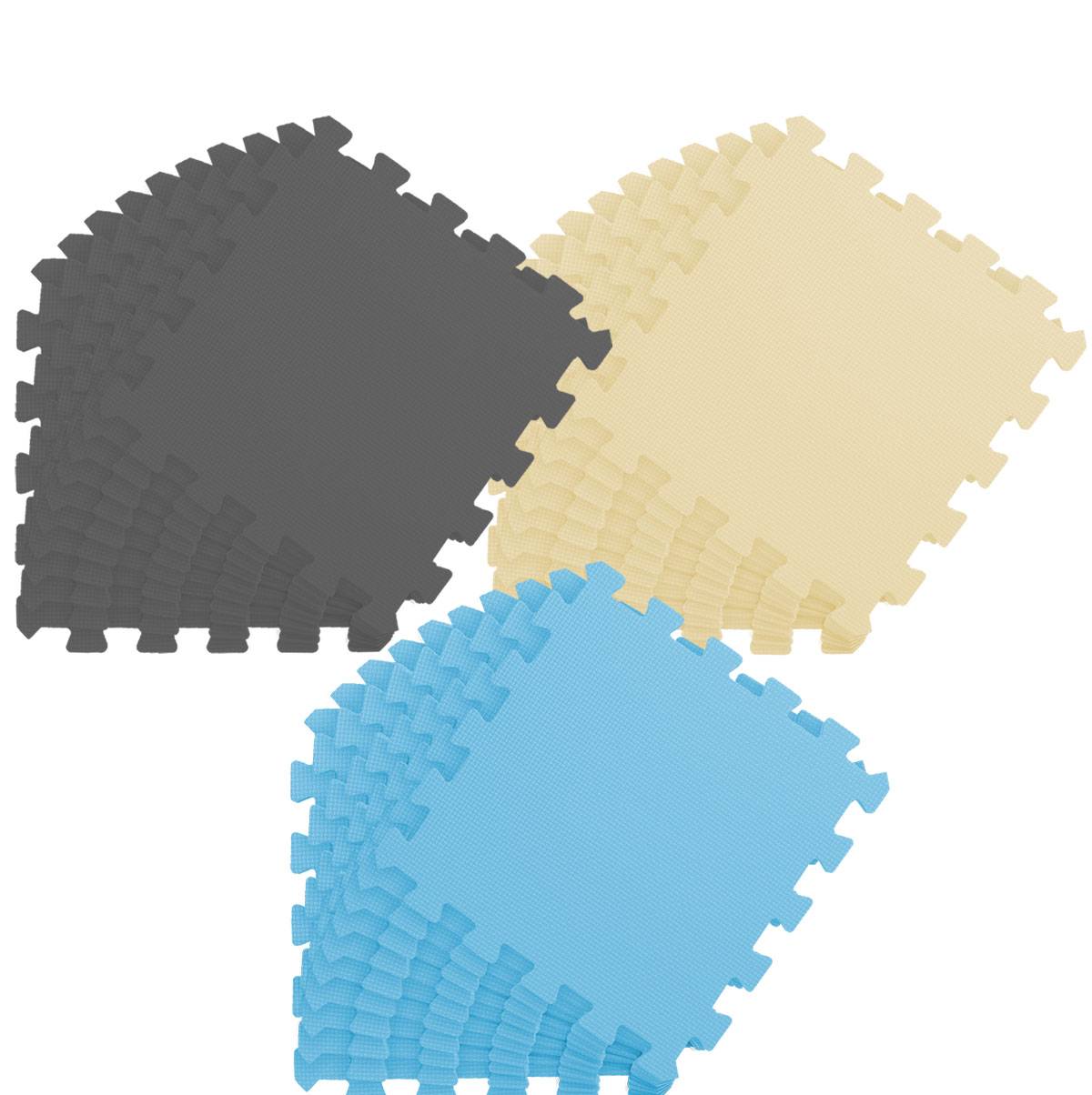 27 Teile Baby Kinder Puzzlematte ab Null - 30x30 Puzzle Spielmatte Krabbelmatte