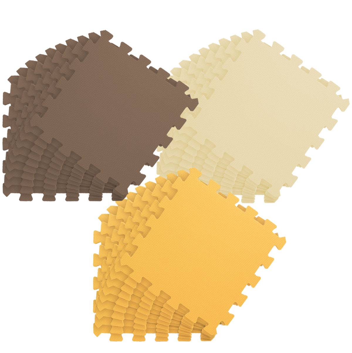 27 Teile Baby Kinder Puzzlematte ab Null - 30x30 Puzzle Spielmatte Krabbelmatte