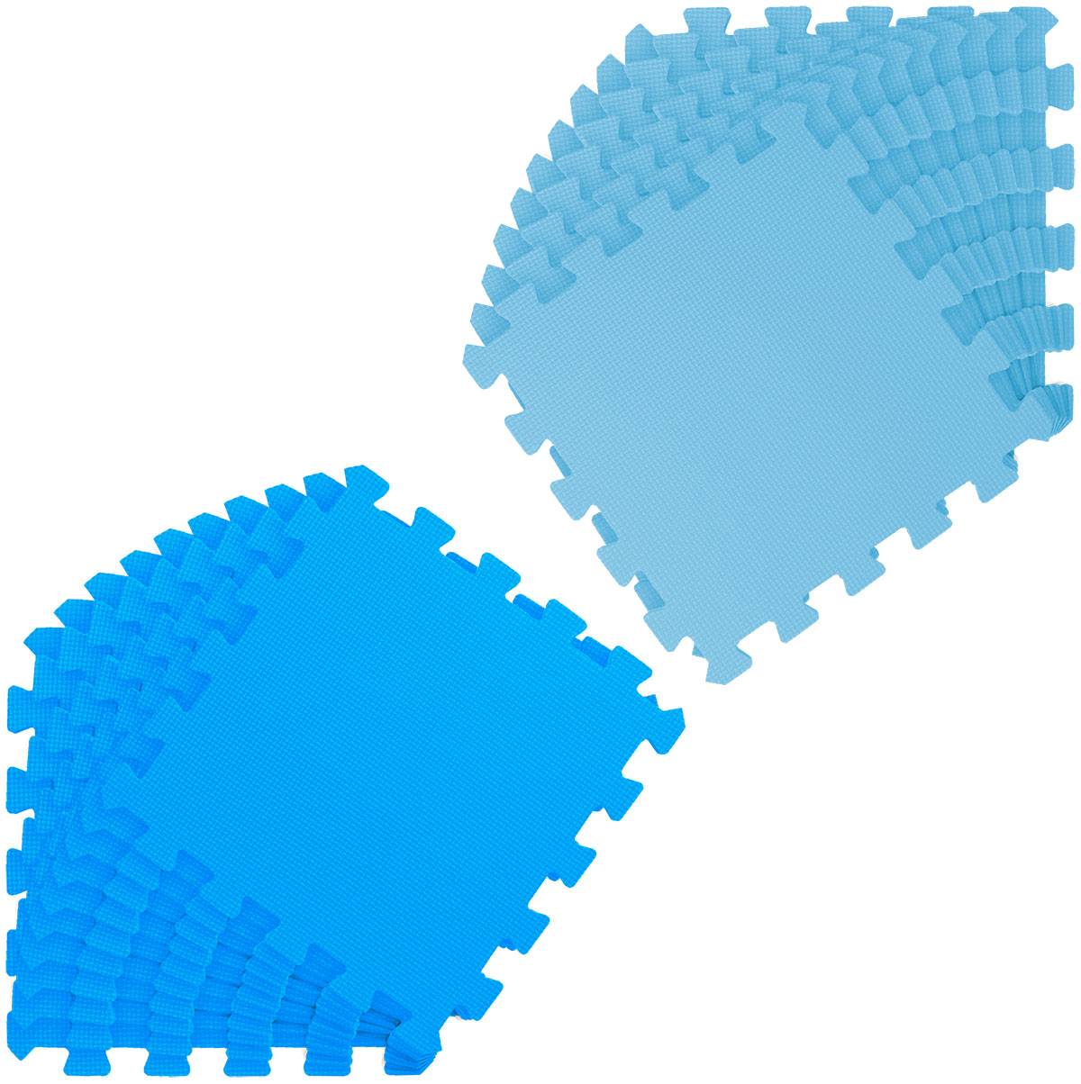 18 Teile Baby Kinder Puzzlematte ab Null - 30x30 Puzzle Spielmatte Krabbelmatte