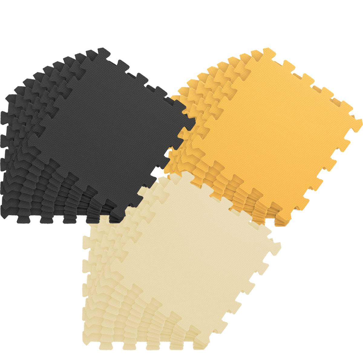 27 Teile Baby Kinder Puzzlematte ab Null - 30x30 Puzzle Spielmatte Krabbelmatte