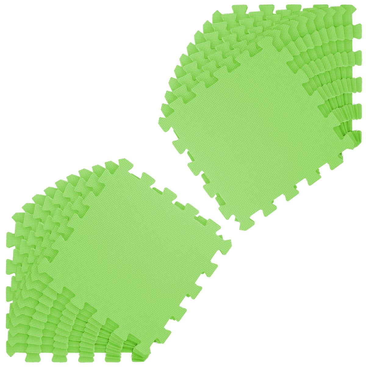 18 Teile Baby Kinder Puzzlematte ab Null - 30x30 Puzzle Spielmatte Krabbelmatte