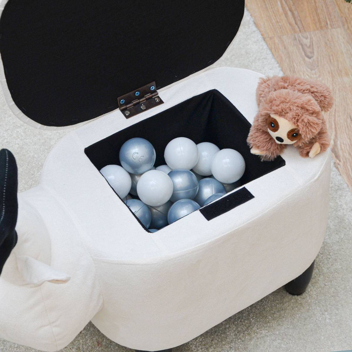 Rentier Spielzeug Hocker mit Stauraum - Sitzhocker für Kinder Kinderzimmer Deko