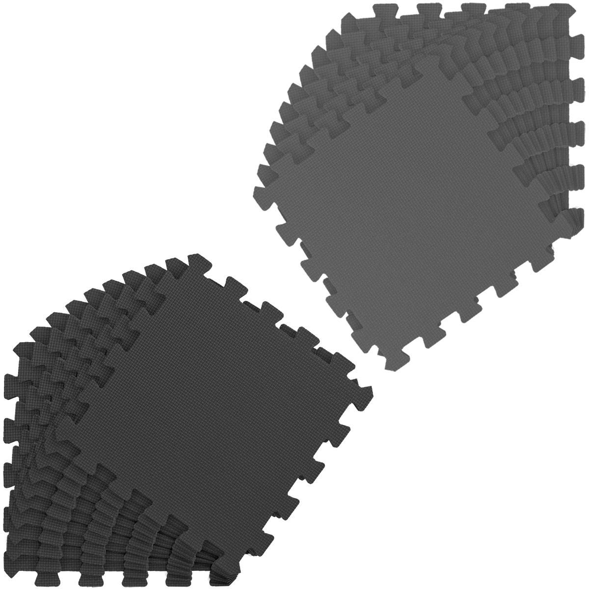 18 Teile Baby Kinder Puzzlematte ab Null - 30x30 Puzzle Spielmatte Krabbelmatte