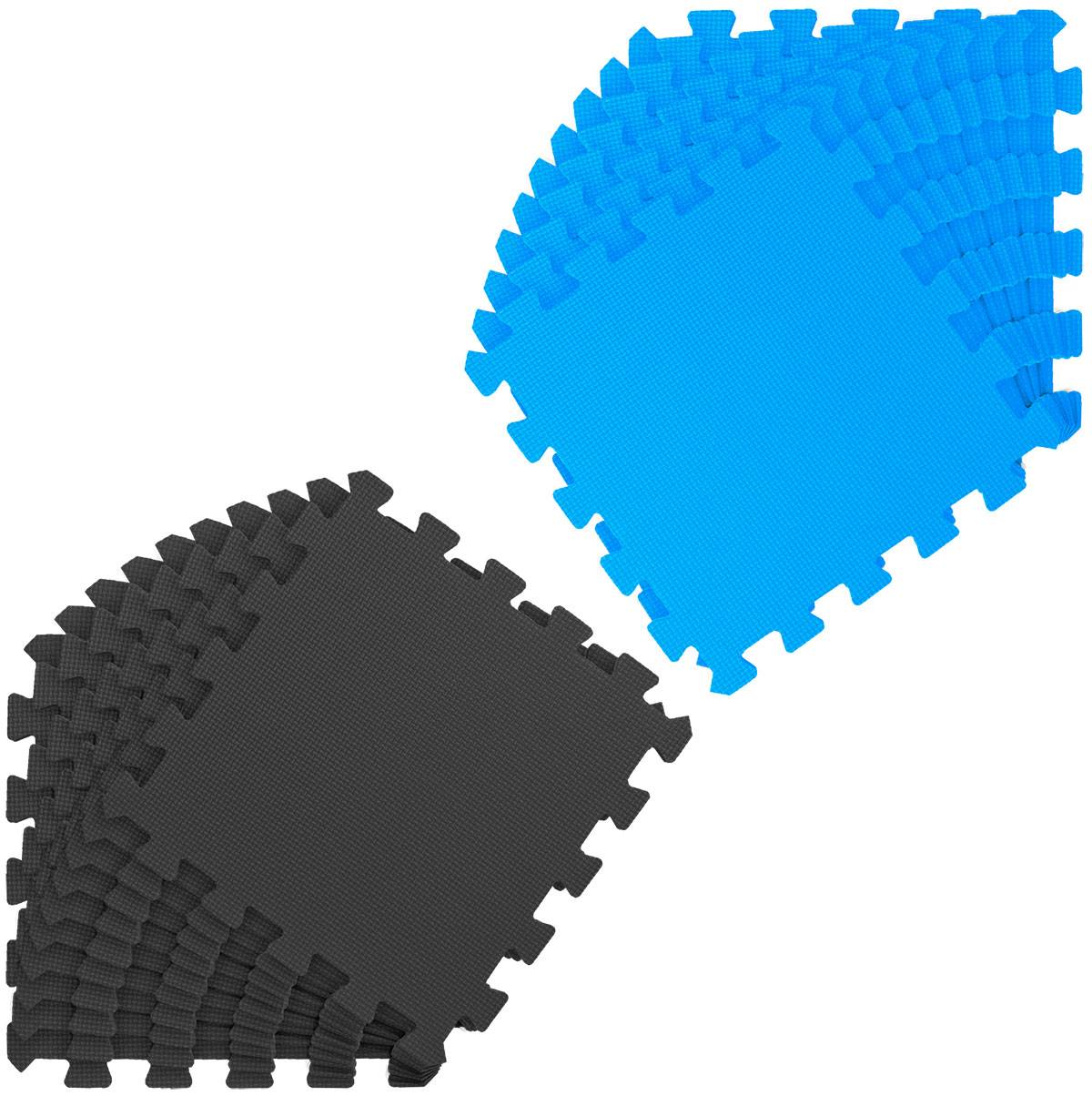 18 Teile Baby Kinder Puzzlematte ab Null - 30x30 Puzzle Spielmatte Krabbelmatte