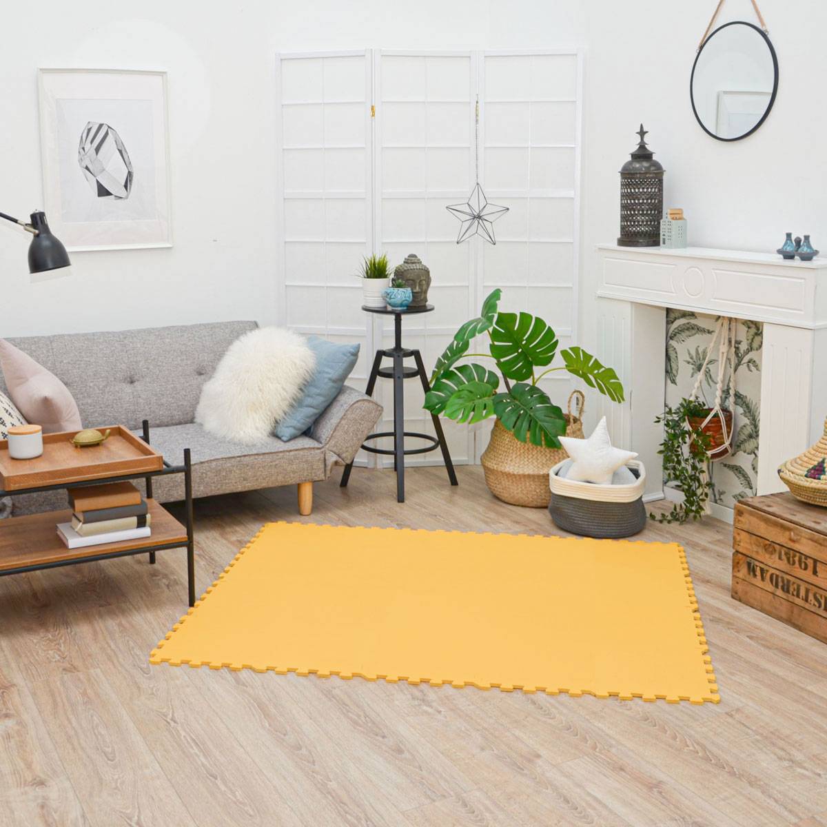 18 Teile Baby Kinder Puzzlematte ab Null - 30x30 Puzzle Spielmatte Krabbelmatte