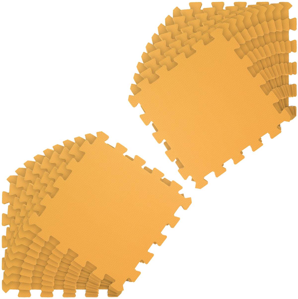 18 Teile Baby Kinder Puzzlematte ab Null - 30x30 Puzzle Spielmatte Krabbelmatte