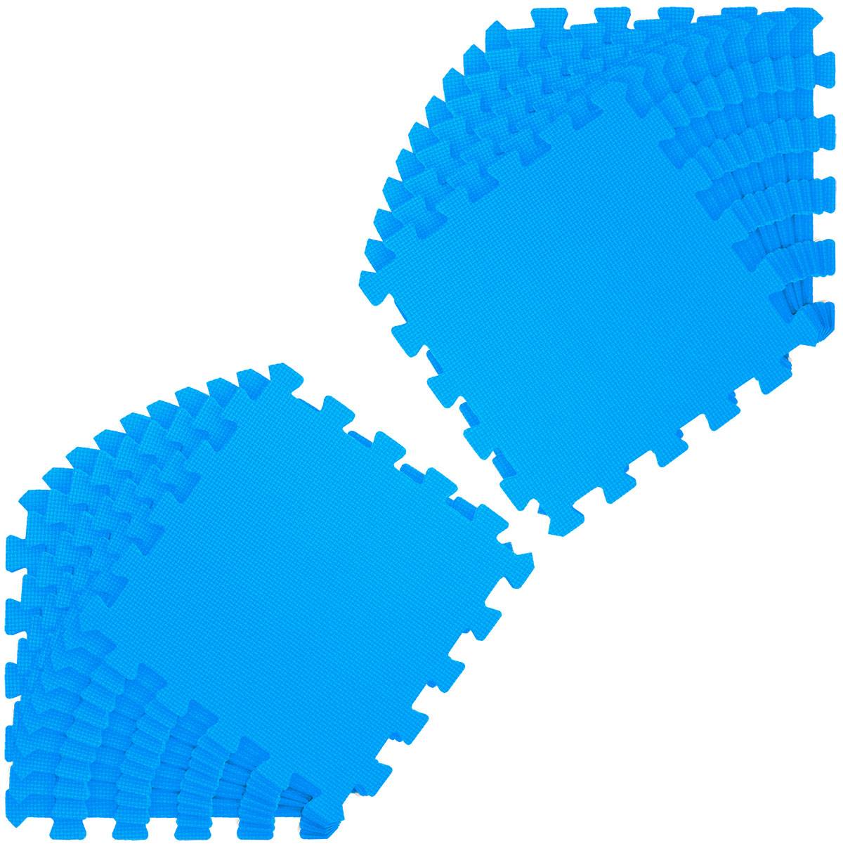 18 Teile Baby Kinder Puzzlematte ab Null - 30x30 Puzzle Spielmatte Krabbelmatte