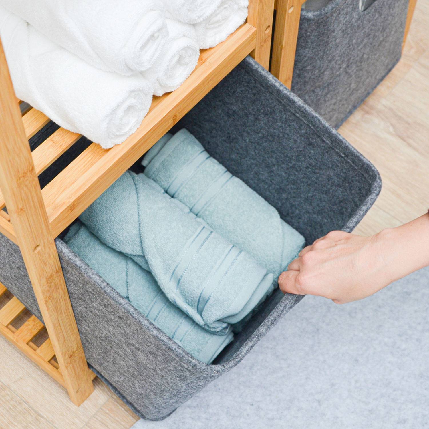 Filz Aufbewahrungsbox 33x33x33 - Kompatibel mit IKEA Kallax - Regal Einsatz Box