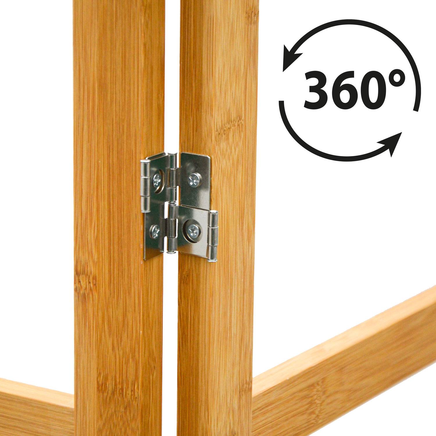 XL Handtuchleiter Bambus - 180x180 Kleiderleiter Wandleiter Regal Wäscheständer