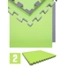 1.6qm Profi Fitnessmatte 2cm - 2er Set 90x90 Bodenschutzmatte für Fitnessgeräte 1.6qm Profi Fitnessmatte 2cm - 2er Set 90x90 Bodenschutzmatte für Fitnessgeräte