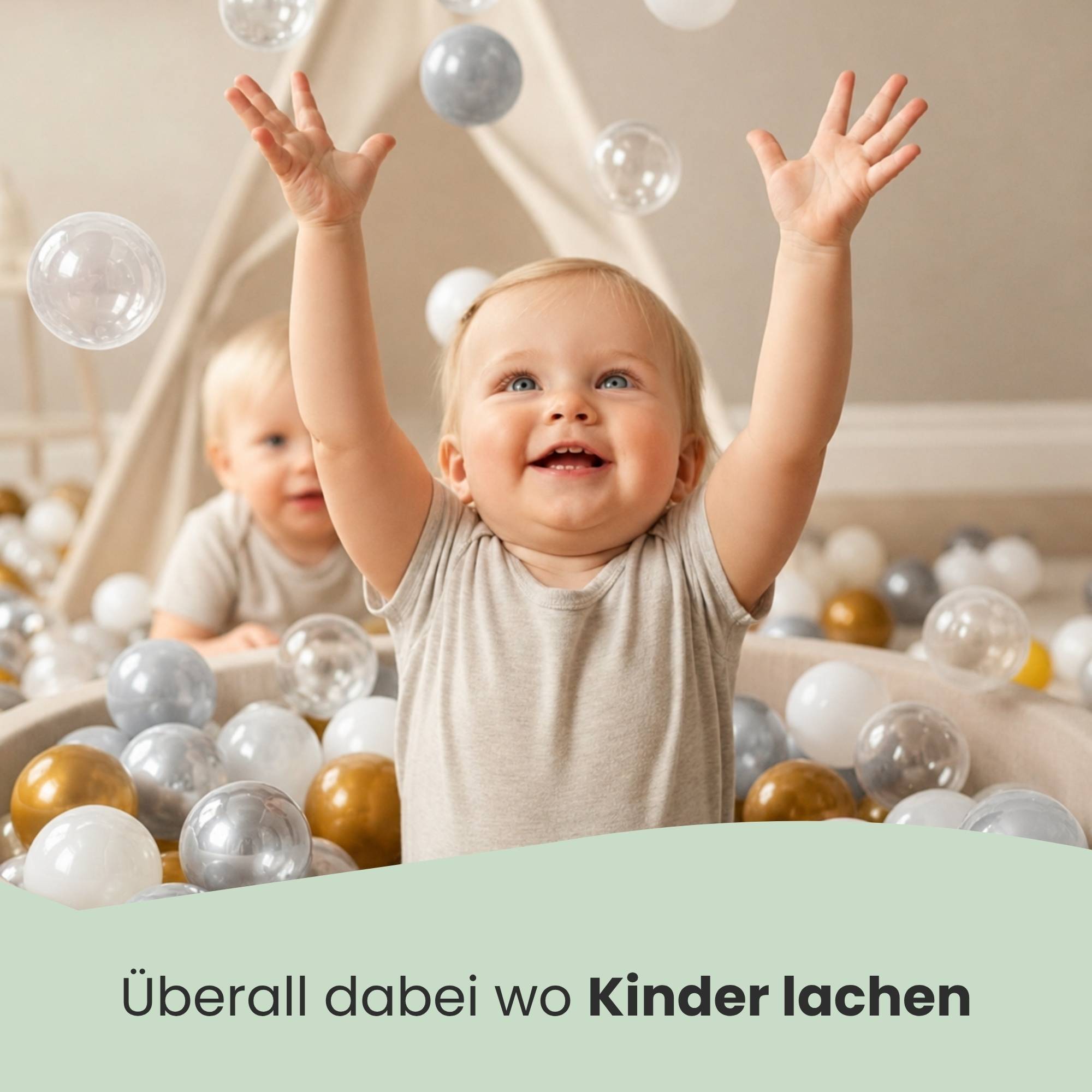 200 Bunte Bälle für Bällebad - 5,5cm Bällebad Bälle Kinder Spielbälle Bällepool