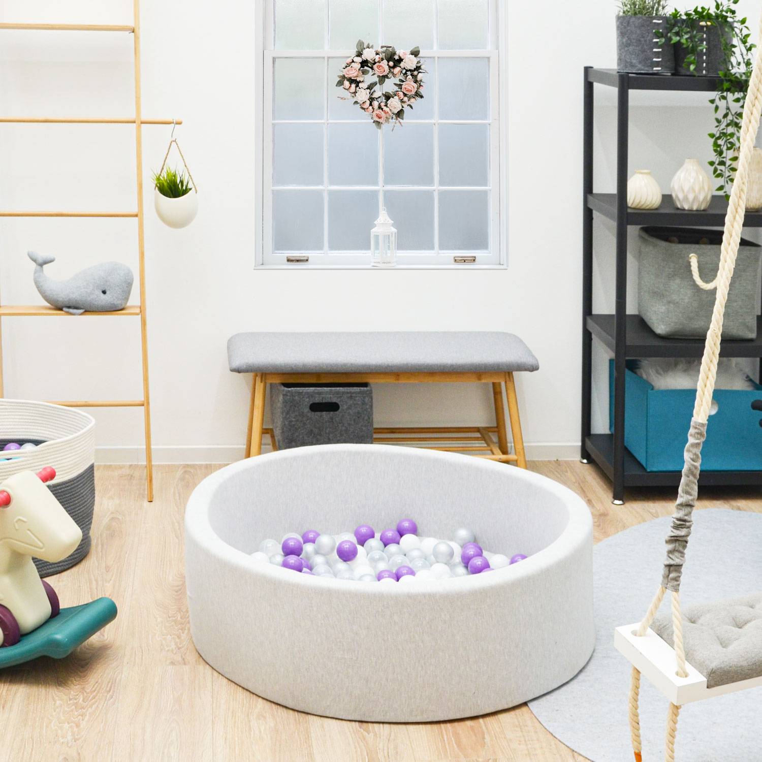 200 Bunte Bälle für Bällebad - 5,5cm Bällebad Bälle Kinder Spielbälle Bällepool