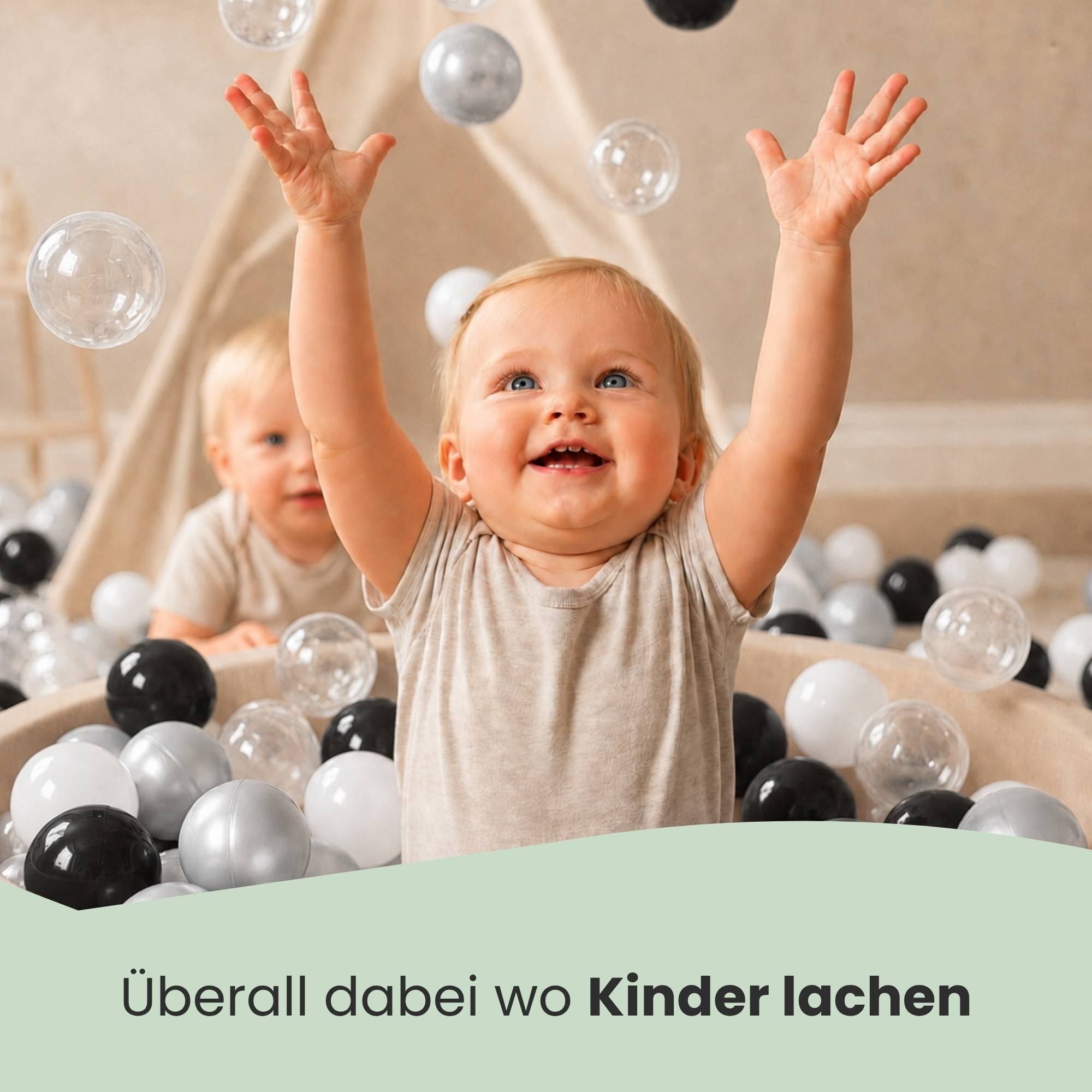 200 Bunte Bälle für Bällebad - 5,5cm Bällebad Bälle Kinder Spielbälle Bällepool