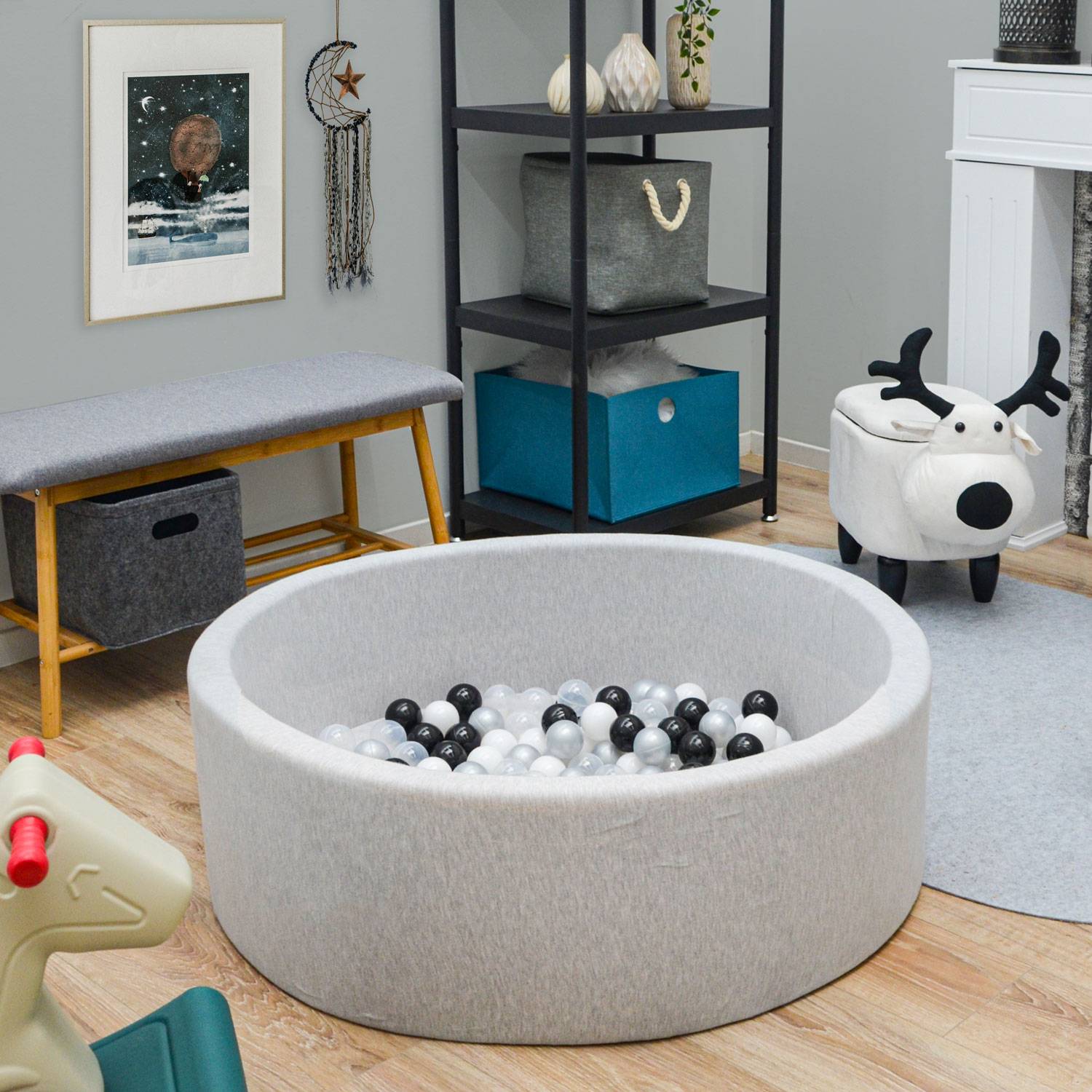 200 Bunte Bälle für Bällebad - 5,5cm Bällebad Bälle Kinder Spielbälle Bällepool