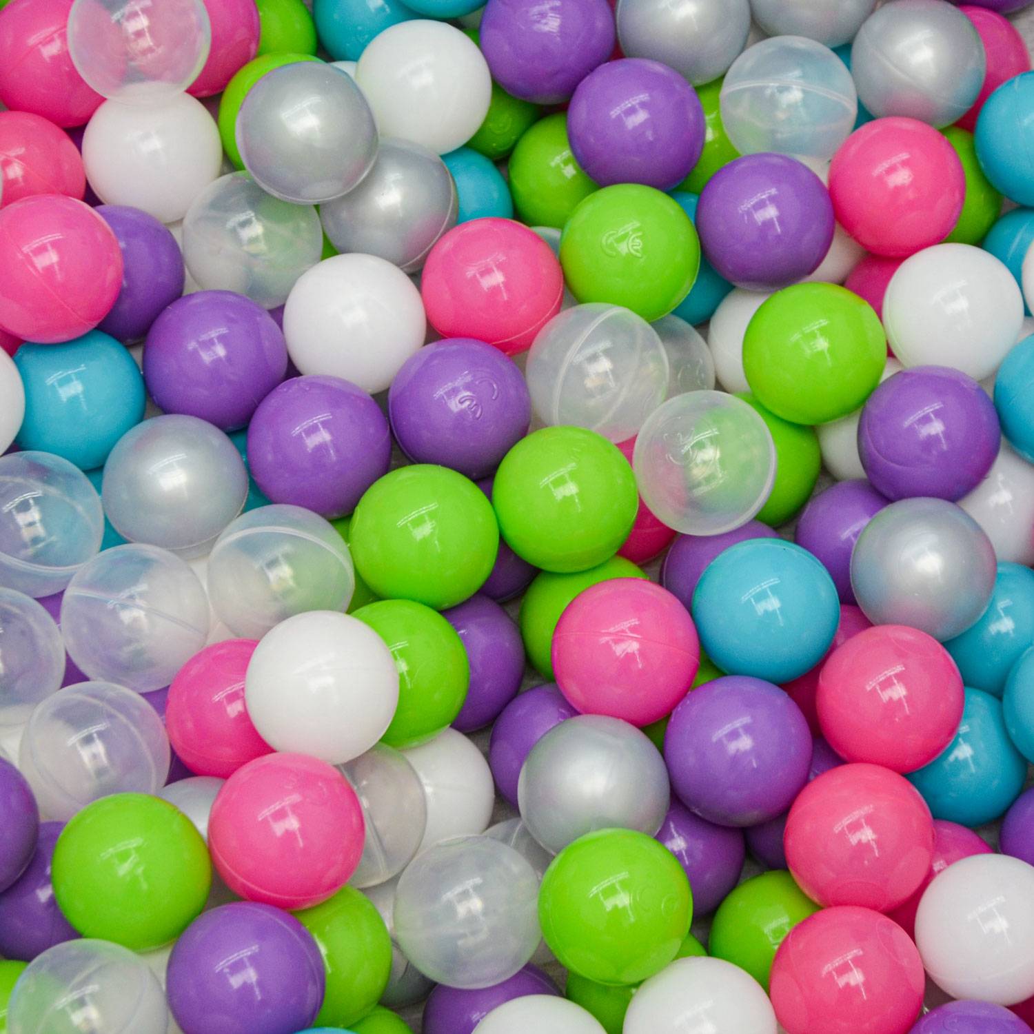 350 Bunte Bälle für Bällebad - 5,5cm Bällebad Bälle Kinder Spielbälle Bällepool