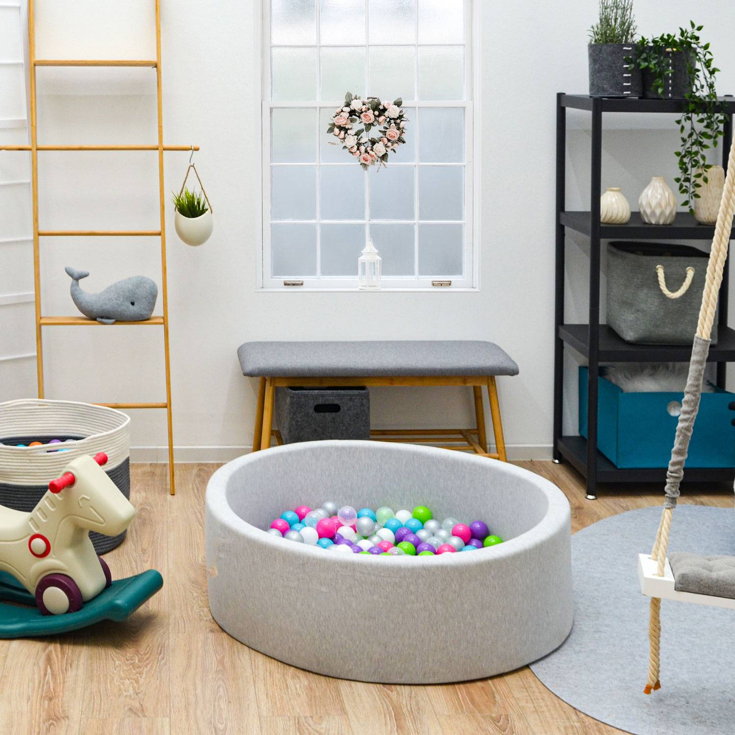 350 Bunte Bälle für Bällebad - 5,5cm Bällebad Bälle Kinder Spielbälle Bällepool