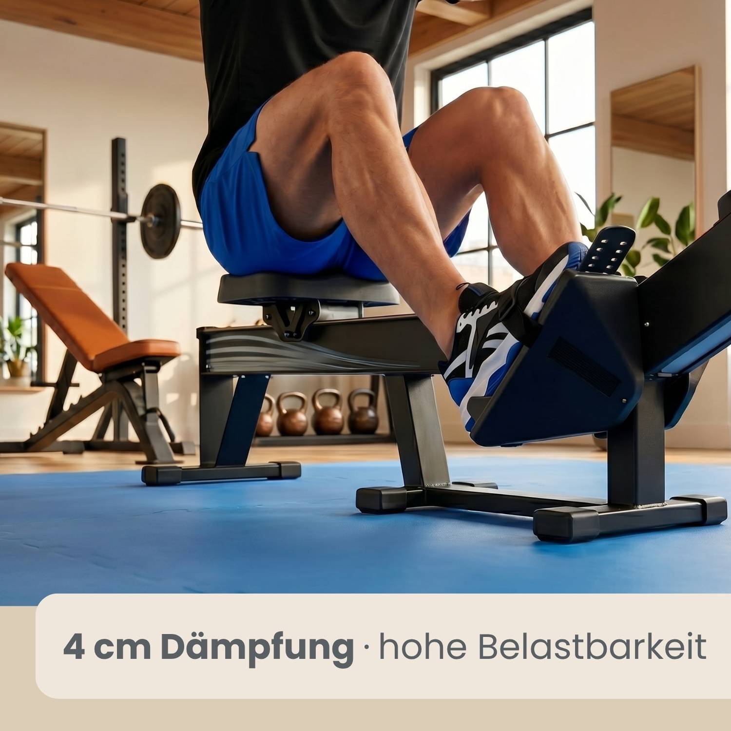 1.6qm Kampfsportmatte 4cm - 2 Judo Matten für Zuhause 90x90 Home Gym Dojo Matte