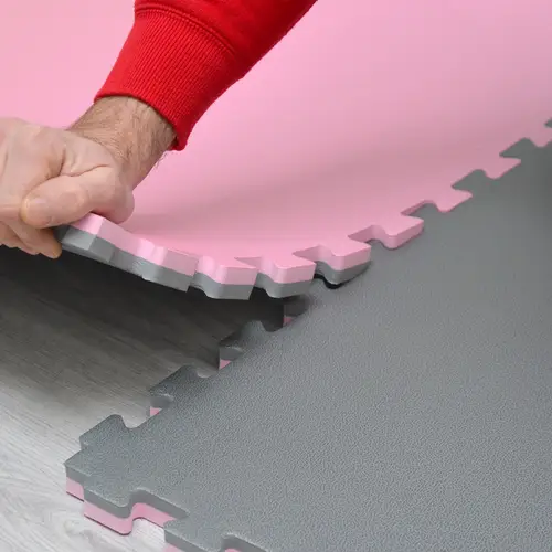 3.2qm Profi Fitnessmatte 2cm - 4er Set 90x90 Bodenschutzmatte für Fitnessgeräte 3.2qm Profi Fitnessmatte 2cm - 4er Set 90x90 Bodenschutzmatte für Fitnessgeräte