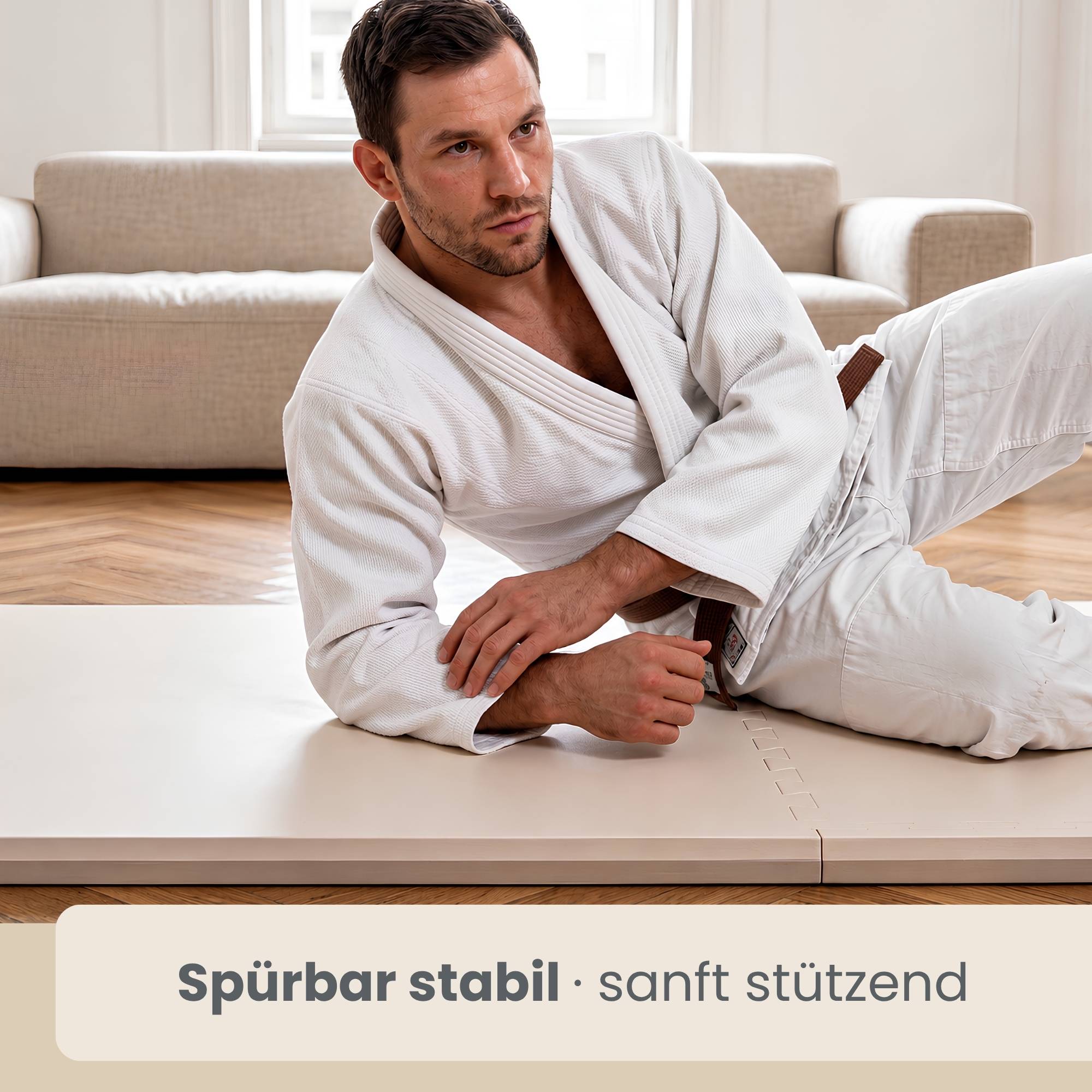 4cm dicke Kampfsportmatte 90x90cm - EVA Puzzlematte für Judo Karate MMA Sport