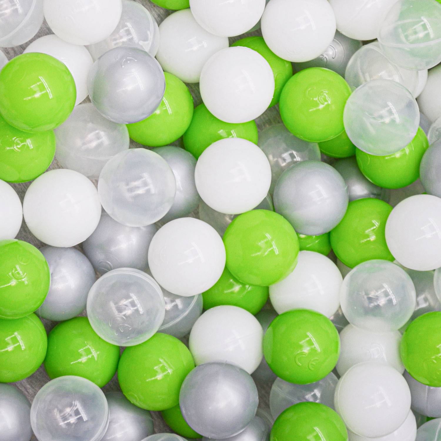 200 Bunte Bälle für Bällebad - 5,5cm Bällebad Bälle Kinder Spielbälle Bällepool