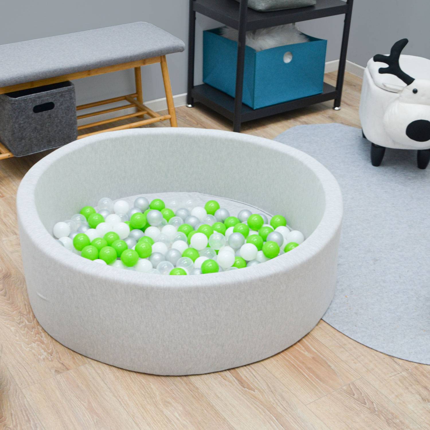 200 Bunte Bälle für Bällebad - 5,5cm Bällebad Bälle Kinder Spielbälle Bällepool