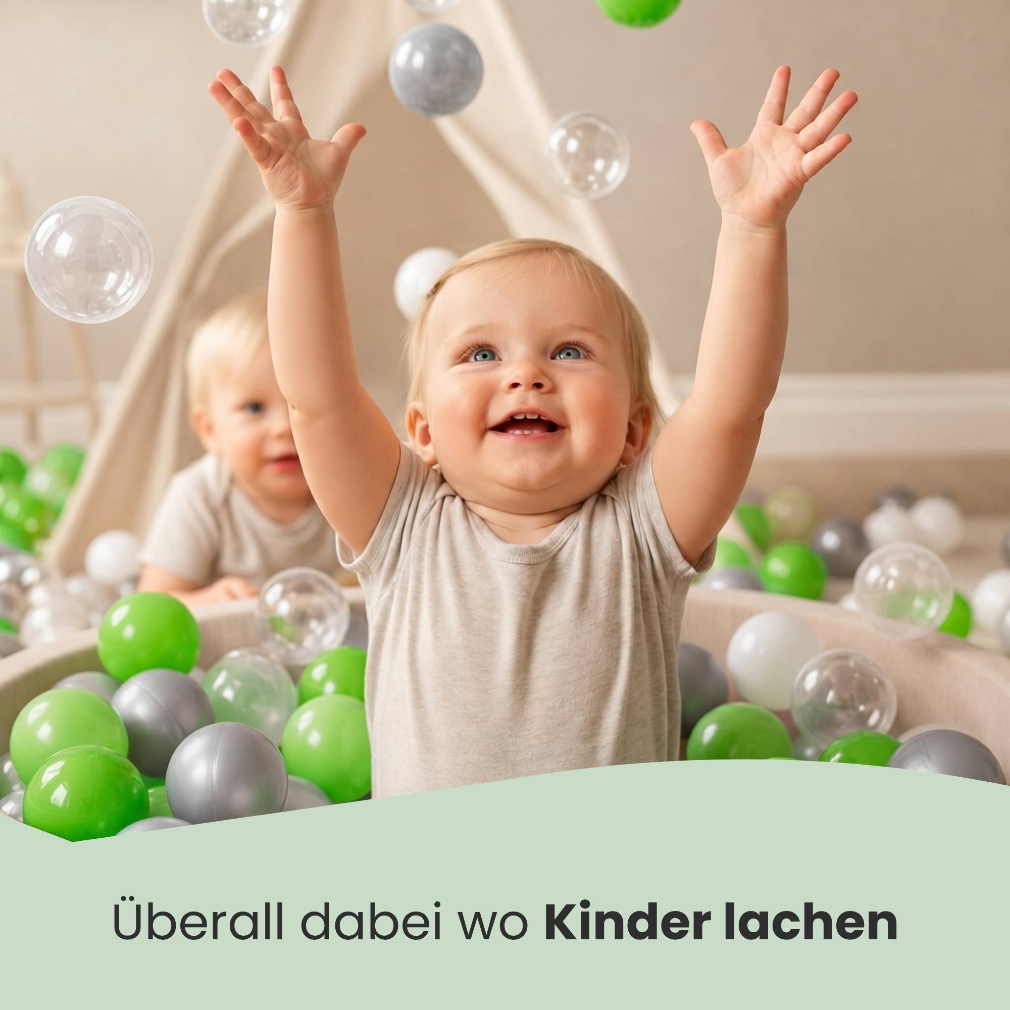 200 Bunte Bälle für Bällebad - 5,5cm Bällebad Bälle Kinder Spielbälle Bällepool