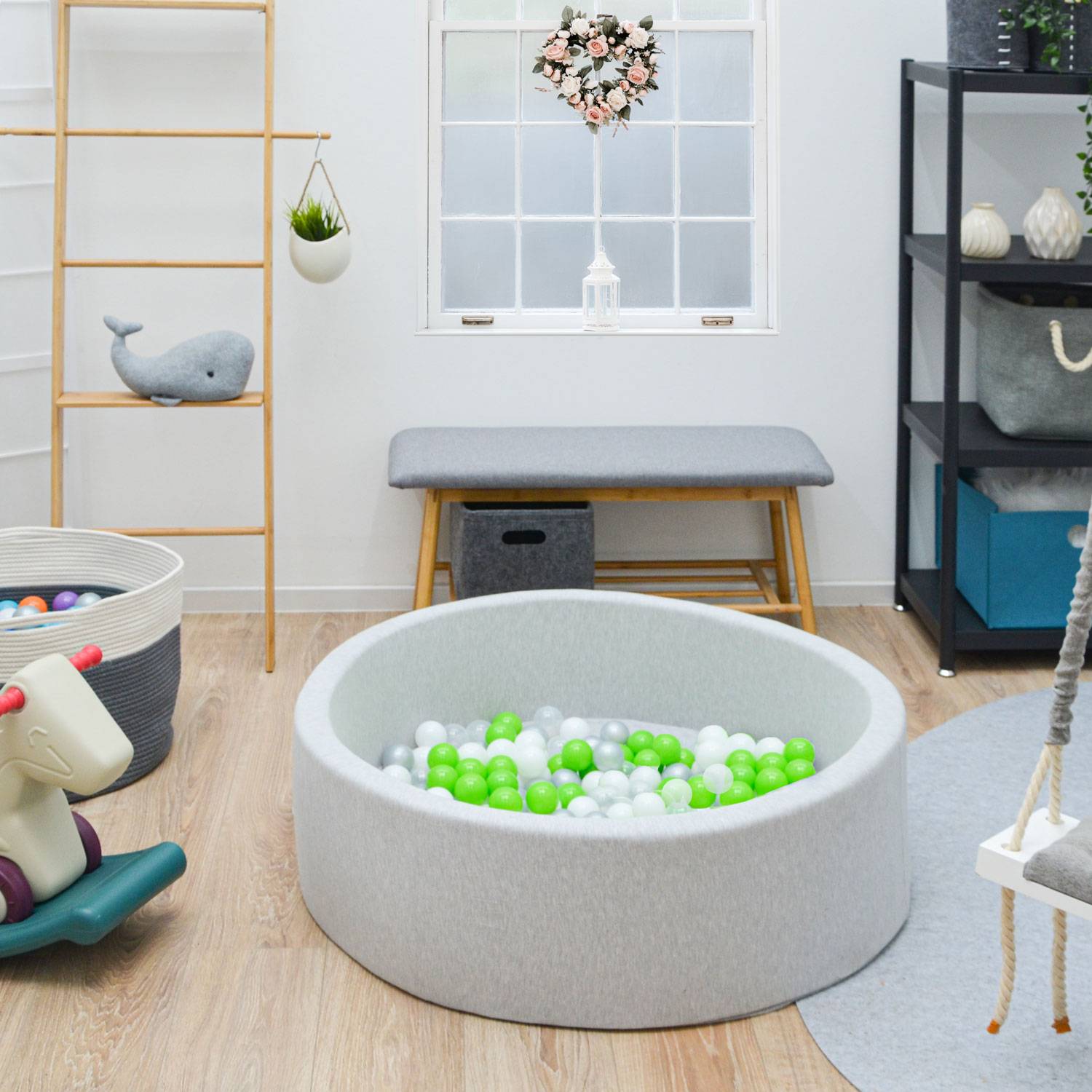 200 Bunte Bälle für Bällebad - 5,5cm Bällebad Bälle Kinder Spielbälle Bällepool