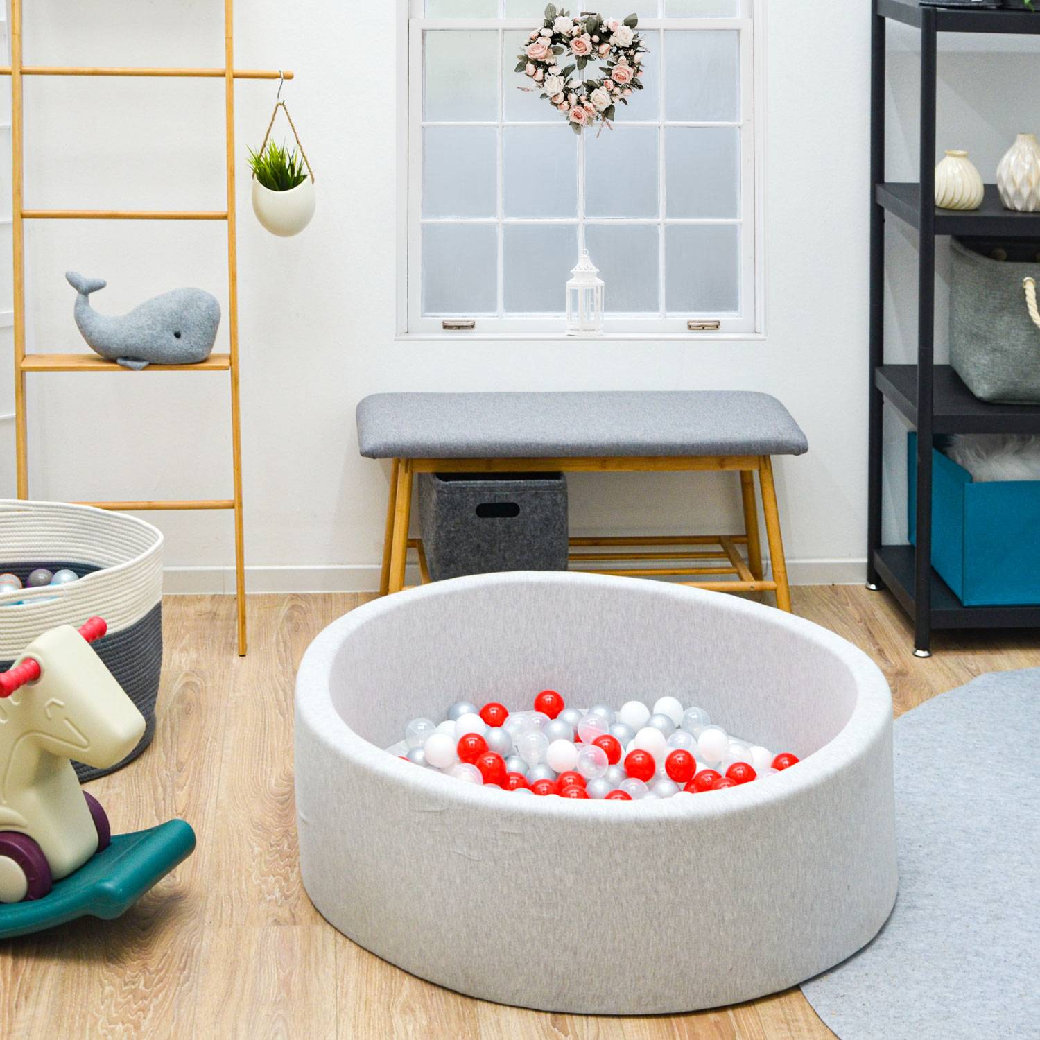 200 Bunte Bälle für Bällebad - 5,5cm Bällebad Bälle Kinder Spielbälle Bällepool