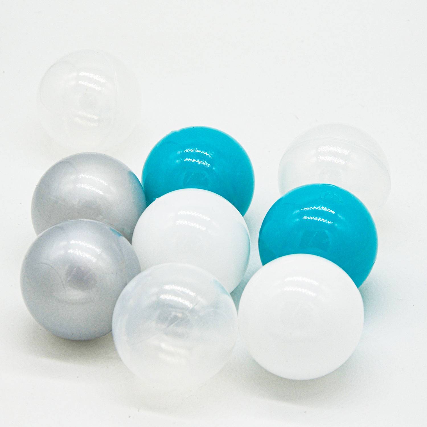 200 Bunte Bälle für Bällebad - 5,5cm Bällebad Bälle Kinder Spielbälle Bällepool