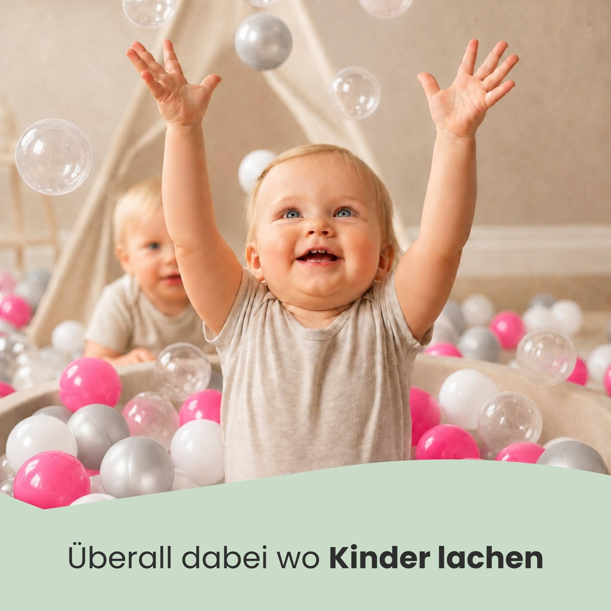 200 Bunte Bälle für Bällebad - 5,5cm Bällebad Bälle Kinder Spielbälle Bällepool