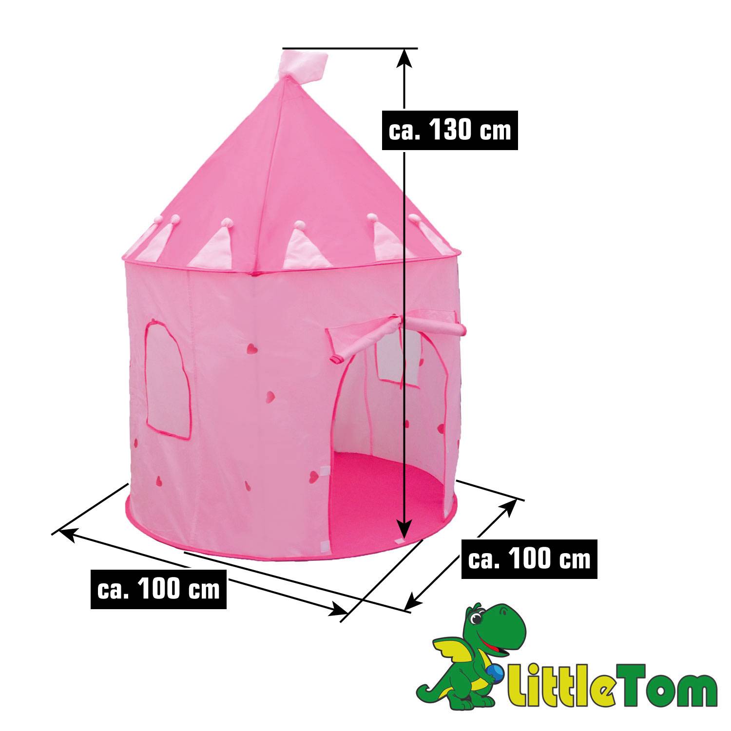 Bällebad Mädchen - 300 Bälle - 100x100x135 Kinderzelt Spielzelt Baby Bällezelt