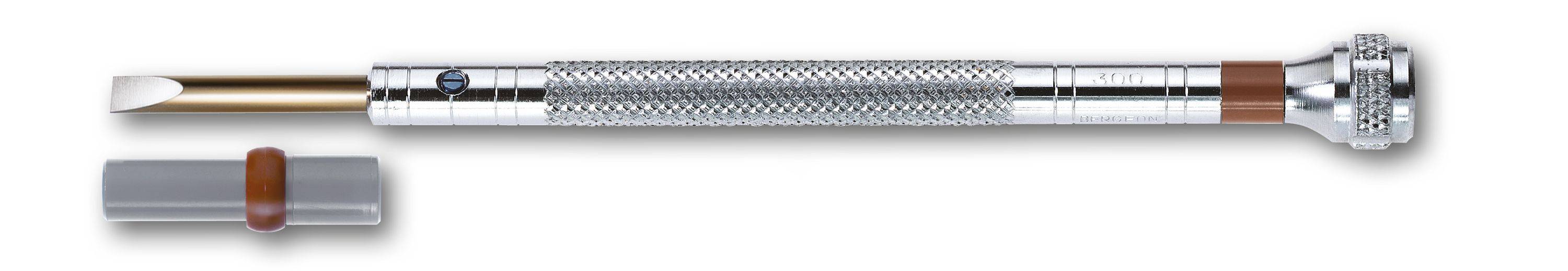 Bergeon 30080- Schraubendreher, mit Stahlklingen, Werkzeug für Uhrmacher